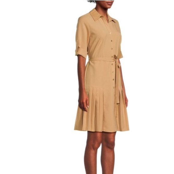 Sharagano Dresses & Skirts - NWT Sharagano Belted Tiered Fit & Flare Minidress size 12